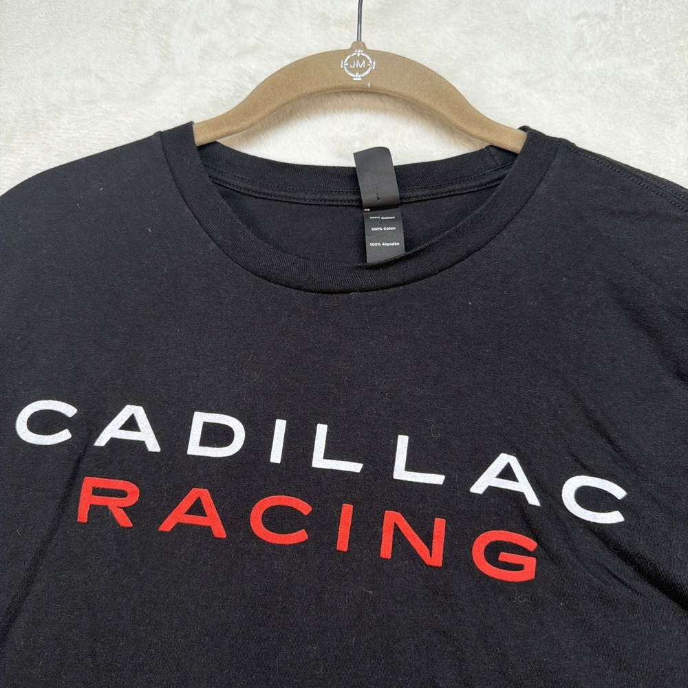 Cadillac Racing World Tour T Shirt Mens XL Black Graphic Le‎ Mans Daytona IMSA